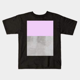 Pastel Pink On Stone Kids T-Shirt